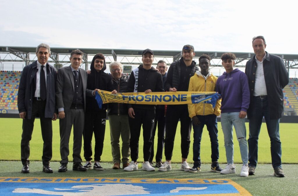 Frosinone Calcio e ragazzi di CasArmonia